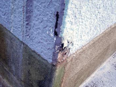 ALC壁材の欠損・爆裂 イメージ