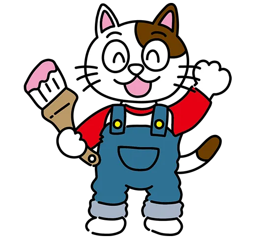 小林塗装 イメージキャラクター のぶ君