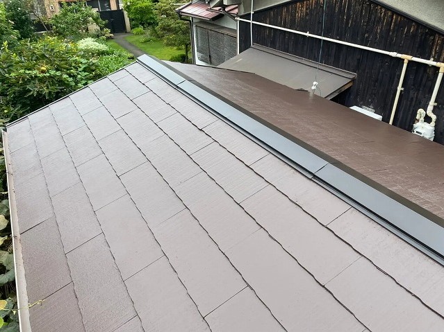 名古屋市北区　カラーベスト　屋根塗装　施工例