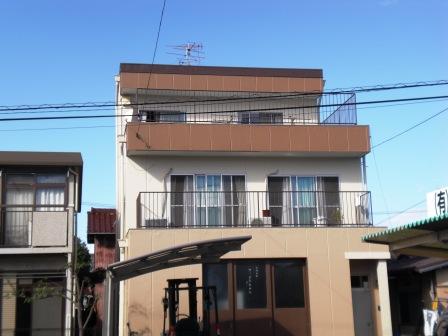 名古屋市北区 3階建てALC外壁塗装 施工例