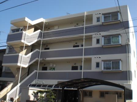 名古屋市北区　賃貸マンション外壁塗装　施工例