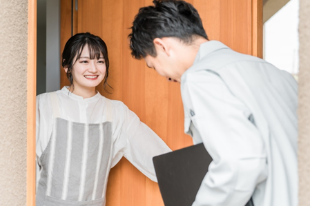 愛西市　外壁塗装　職人のあいさつやマナー　イメージ