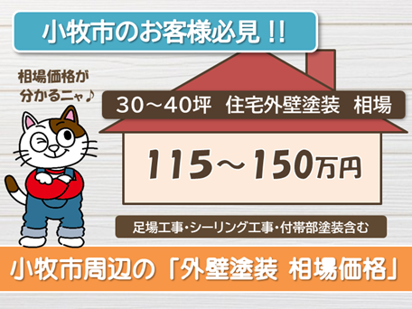 小牧市内で30坪の外壁塗装相場費用はいくらくらいですか？　スマホ　イメージ