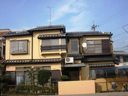 名古屋市守山区　和風住宅外壁塗装　施工例