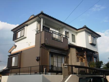 愛知県日進市　外壁塗装　施工例