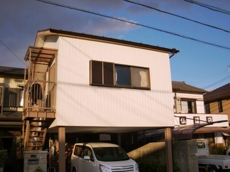 稲沢市　トタン外壁塗装・カラーベスト塗装　施工例