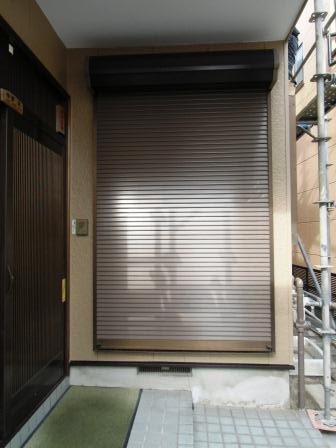 大府市 スタイリッシュな和モダン住宅外壁塗装 施工例 シャッター塗装完成 イメージ