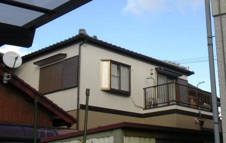 大府市　スタイリッシュな和モダン住宅外壁塗装　施工例の写真