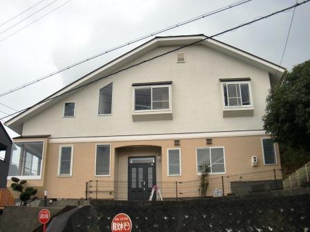 尾張旭市　洋風住宅　外壁塗装　施工例