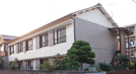 愛知県名古屋市北区　アパート外壁塗装　施工例
