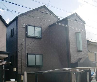 尾張旭市　モダン住宅外壁塗装・屋根塗装　施工例