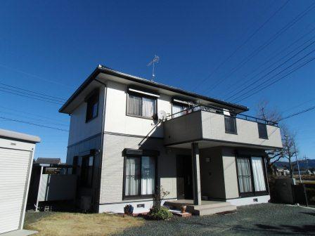 愛知県豊橋市　クールなグレー系　モダン住宅外壁塗装 施工例の写真