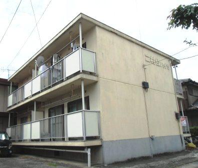 豊明市 アイボリー×ブラウン系 アパート外壁塗装 施工例 塗装前 イメージ