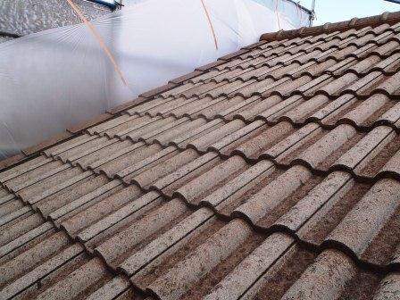 豊川市 アイボリー×ベージュ系 外壁塗装 施工例 屋根塗装 イメージ