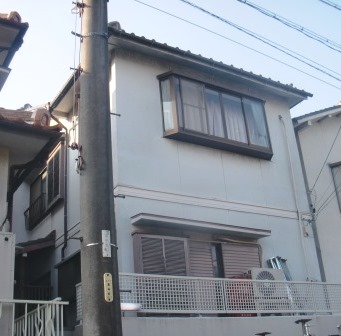 名古屋市緑区 シックなツートンカラー外壁塗装 施工前 イメージ