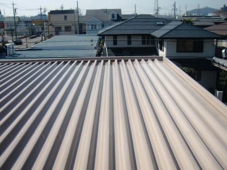 小牧市　賃貸アパート屋根塗装　施工例