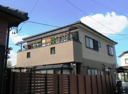 碧南市 ALC シンプルモダン住宅 外壁塗装 施工例 塗装前 イメージ