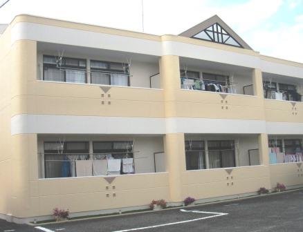 扶桑町 賃貸アパート シンプルモダン 外壁塗装 施工例 完成イメージ