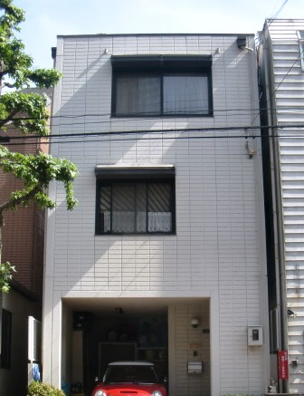 昭和区 シンプルモダン住宅 ALC外壁塗装 施工例 塗装前 イメージ