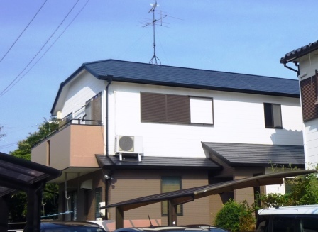 尾張旭市　外壁塗装・屋根塗装　戸建て住宅　施工例
