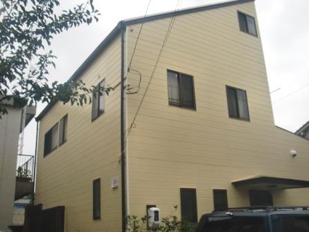一宮市　3階建て洋風住宅外壁塗装・屋根塗装　施工例