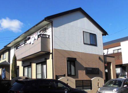 春日井市　戸建て住宅　外壁塗装・屋根塗装　施工例