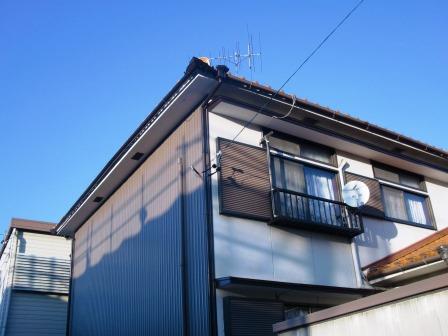 名古屋市瑞穂区　和風住宅外壁塗装　施工例