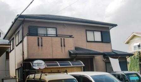 豊田市 スタイリッシュ住宅 外壁塗装 施工例 塗装前 イメージ
