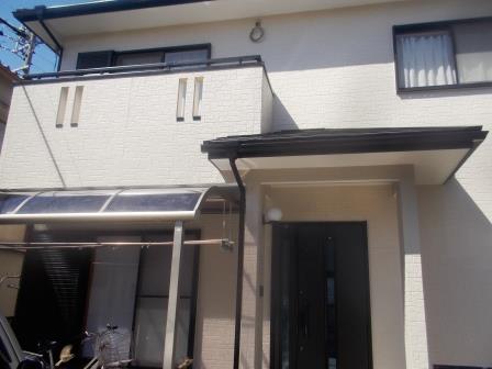 豊田市　スタイリッシュ住宅　外壁塗装　施工例の写真
