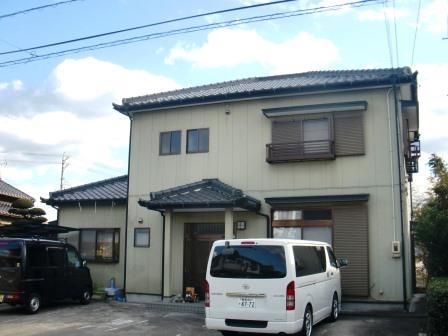 豊川市 イエロー系 モダン住宅 外壁塗装 施工例 塗装前 イメージ