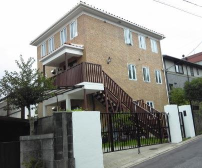 名古屋市天白区　エレガンス住宅　クリヤー外壁塗装　施工例