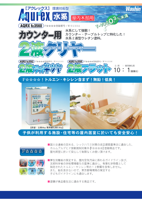 アクレックス カウンター用2液