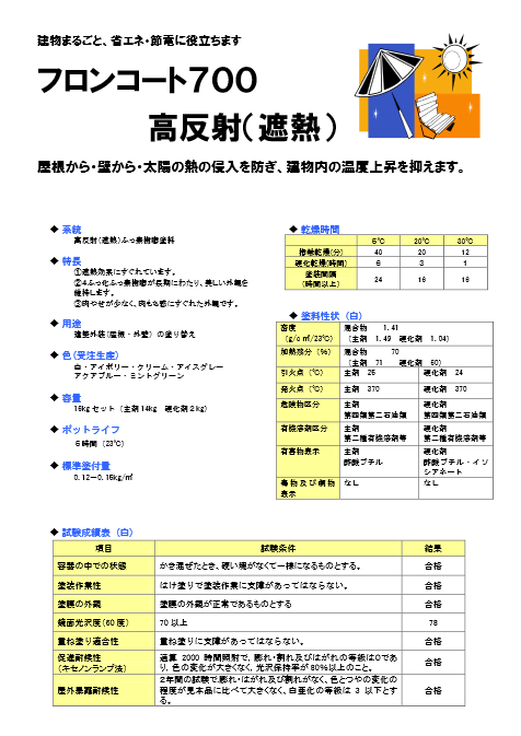 フロンコート700高反射