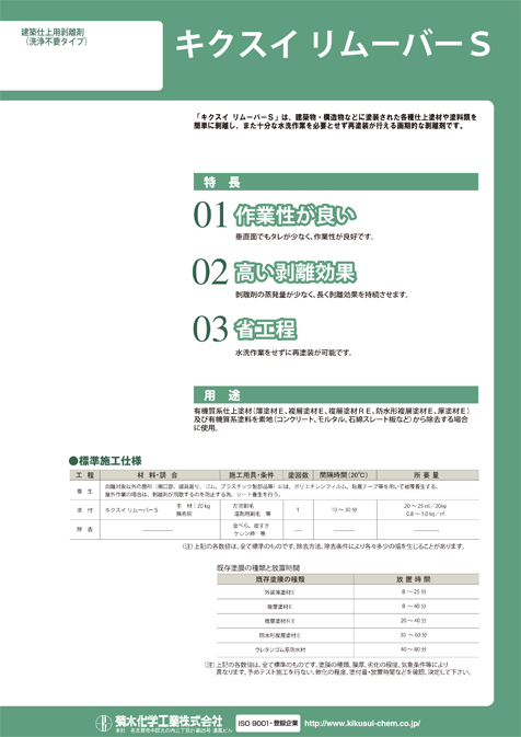 キクスイリムーバーＳ