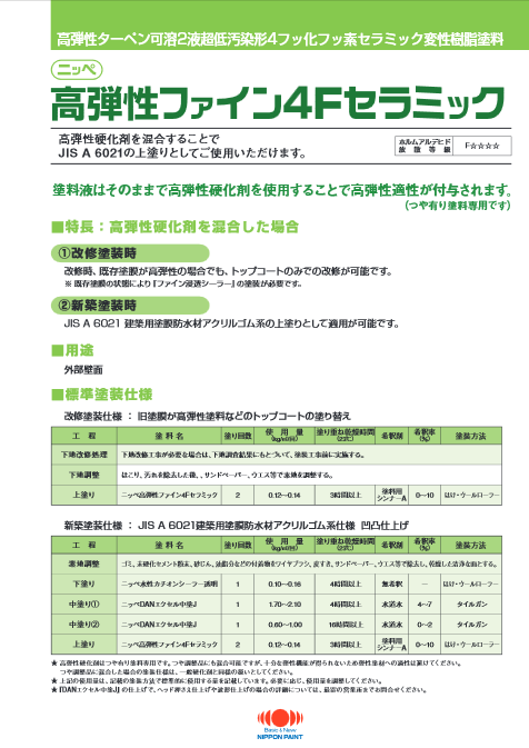 高弾性ファイン４Ｆセラミック