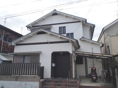 名古屋市西区 和風住宅 外壁塗装前