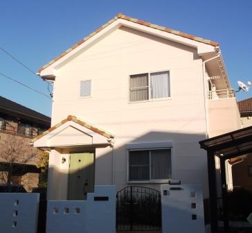 瀬戸市　外壁塗装　洋風住宅　施工例