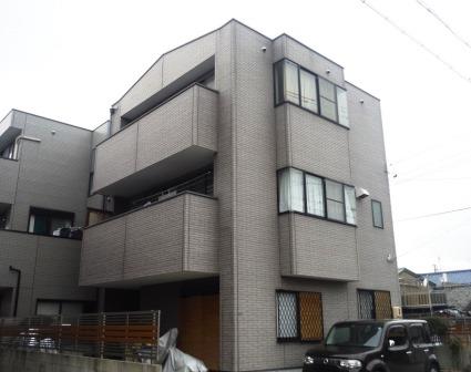 守山区 アイボリー×ブラウン系 外壁塗装 施工例 塗装前 イメージ