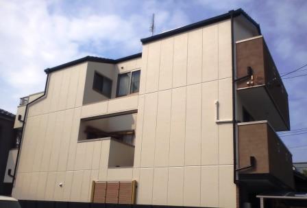 名古屋市千種区　外壁塗装　ALC　3階建て住宅　施工例