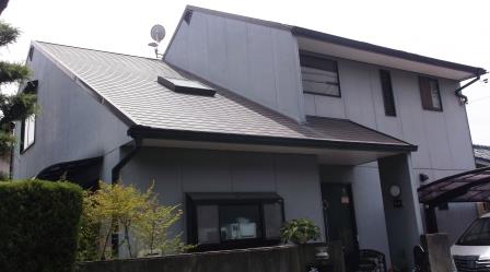 尾張旭市 スタイリッシュモダン住宅 外壁塗装 施工例 塗装前 イメージ