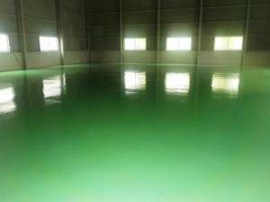 小牧市　工場床塗装　施工例