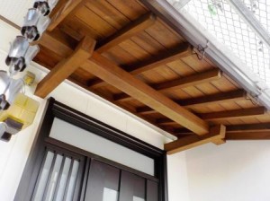 大治町のお客様にお伝えする 外壁塗装に付帯する鉄部、木部塗装 イメージ