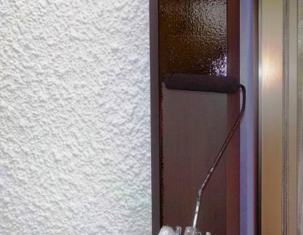 安八郡神戸町 リゾート風住宅 外壁塗装 施工例 付け柱塗装 イメージ