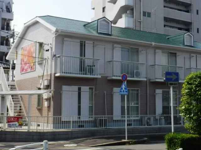 小牧市　ナチュラルテイスト　賃貸アパート外壁塗装　施工例の写真