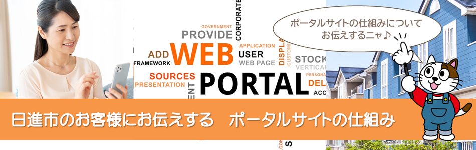 日進市のお客様にお伝えする　外壁塗装ポータルサイトの仕組み　イメージ