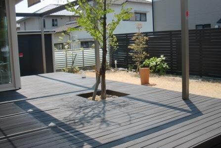 長久手市 外壁塗装 木部ウッドデッキ イメージ