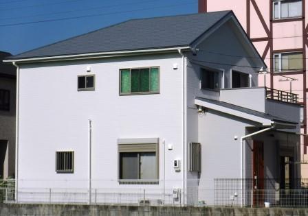 あま市 シンプル洋風住宅 屋根・外壁塗装 施工例 完成 イメージ