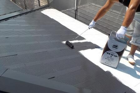 江南 屋根塗装 施工イメージ