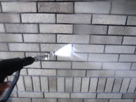 小牧市 大成建設ハウジング「パルコン」外壁塗装 施工例 高圧洗浄 イメージ