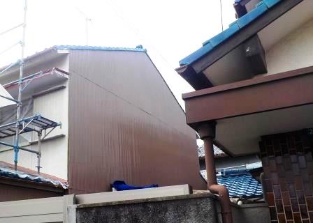 名古屋市東区 和風住宅 トタン外壁塗装 施工後イメージ